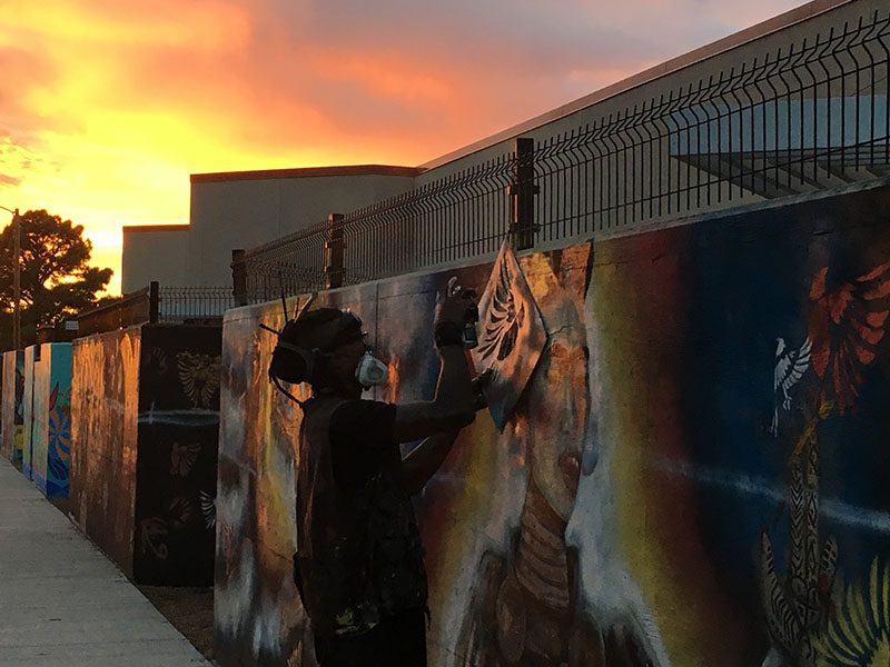 Aron Kalaii | Mural Fest | Worldwide UnderGround