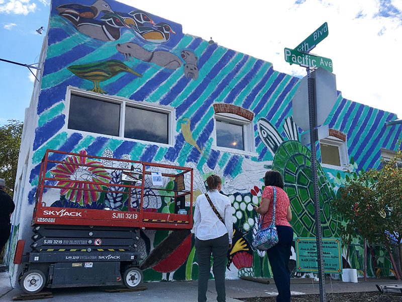 Denise Weaver Ross, Roe LiBretto, Joel Allen Davis | Mural Fest 2018 | Worldwide UnderGround