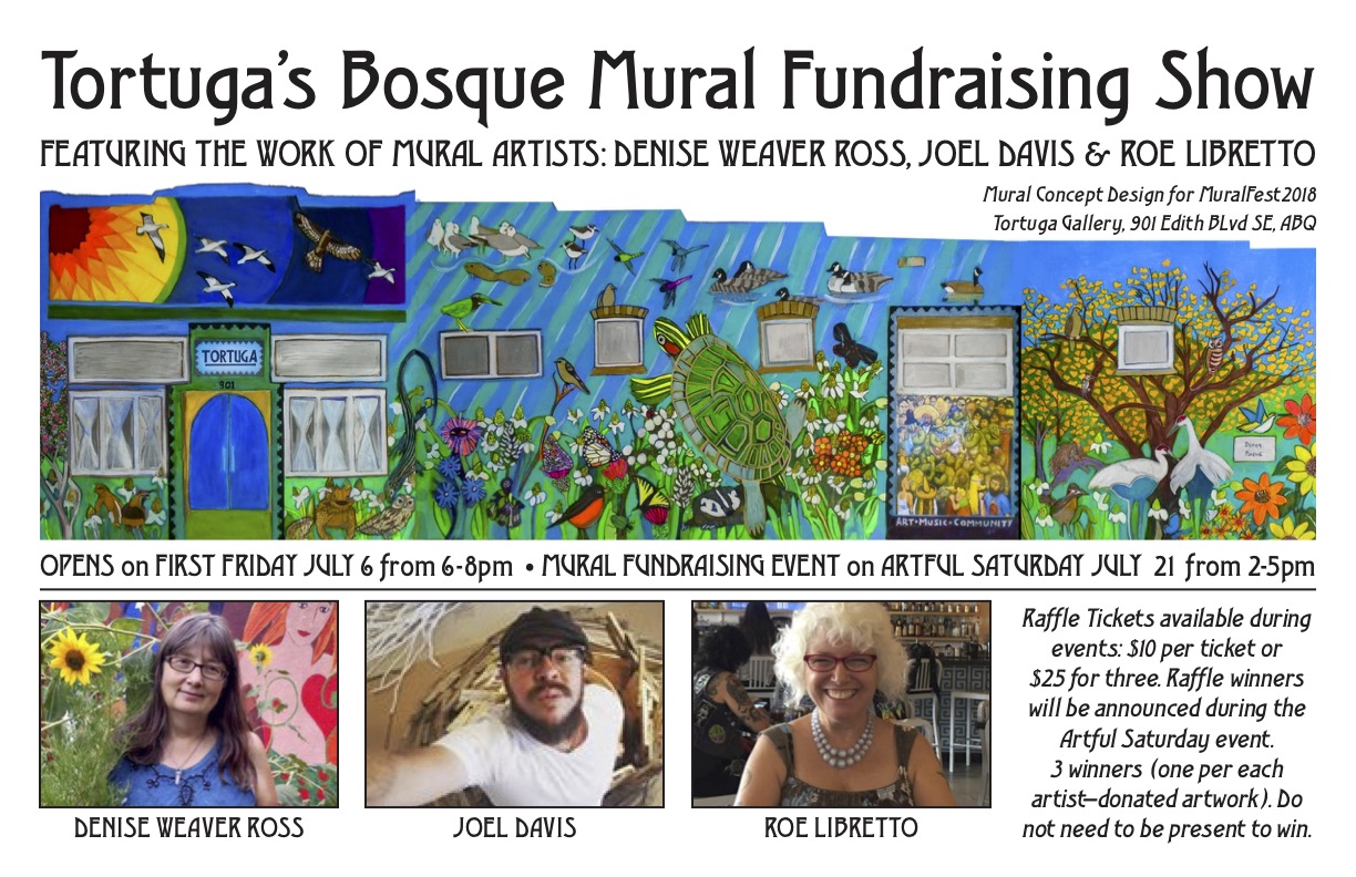 Denise Weaver Ross, Roe LiBretto, Joel Allen Davis | Mural Fest 2018 | Worldwide UnderGround