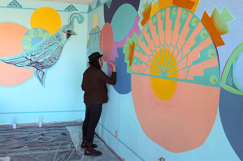 Lynnette Haozous | Mural Fest | Worldwide UnderGround